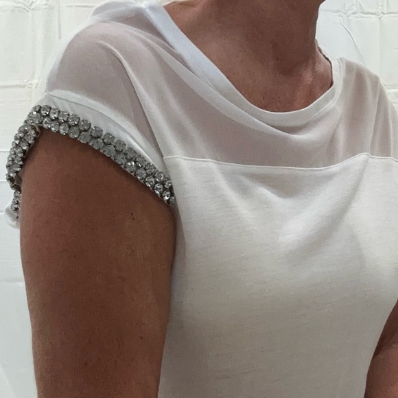 INC International Concepts Tops - INC International Concepts white top size L